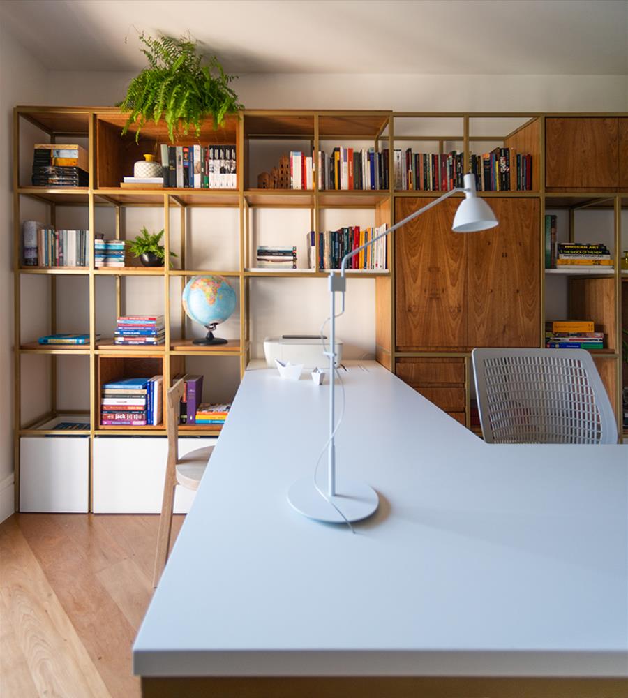 巴西轻奢公寓,书香世家的舒适空间-2