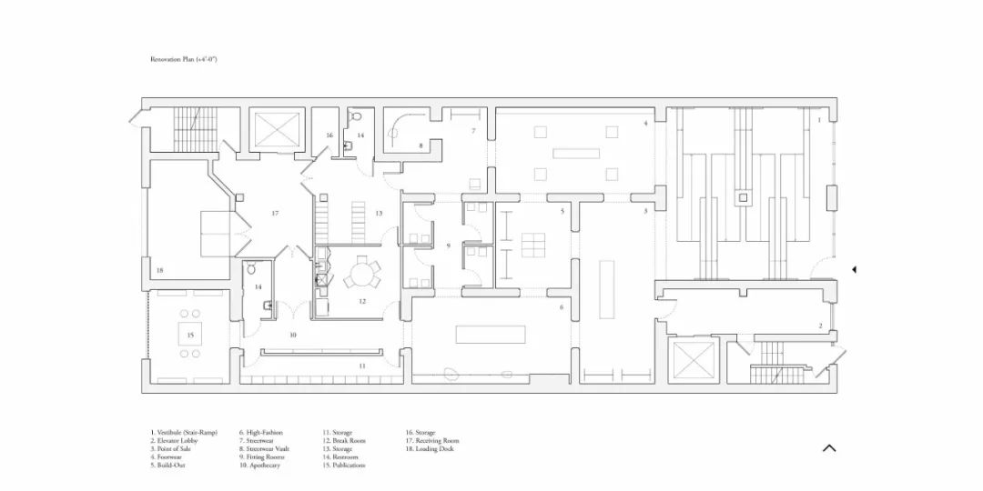 norman kelley利用多功能楼梯坡道改造芝加哥的“notre”商店-30