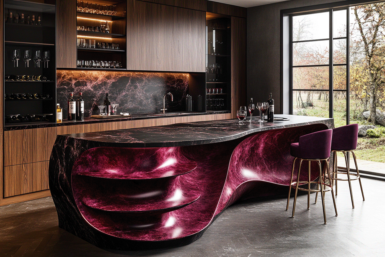 Extraordinary Bespoke Kitchen Islands by AICI-89