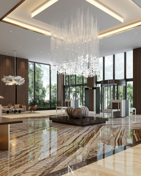 酒店大堂设计丨Nada Nabil