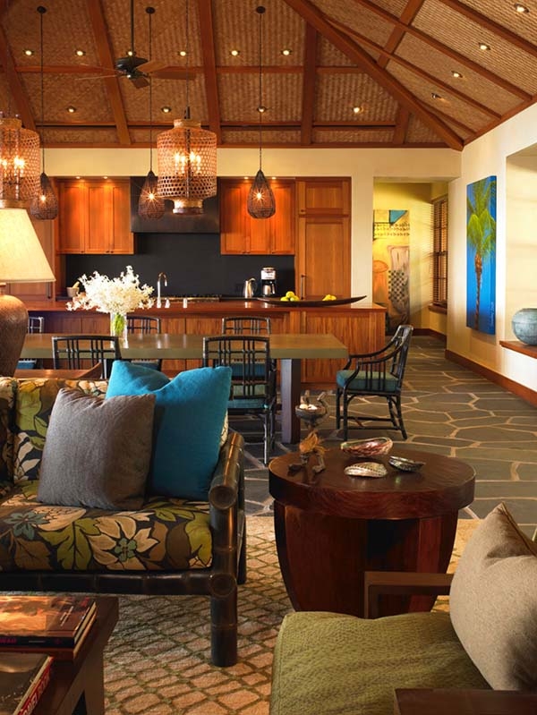 豪华别墅 现代风格[别墅] Island inspired interiors creating a tropical oasis-35