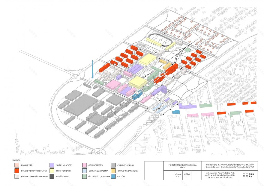 Partizánske Baťovany工业区复兴设计方案丨斯洛伐克丨Bc. Lukáš Rypák等三人团队,与教授合作-59