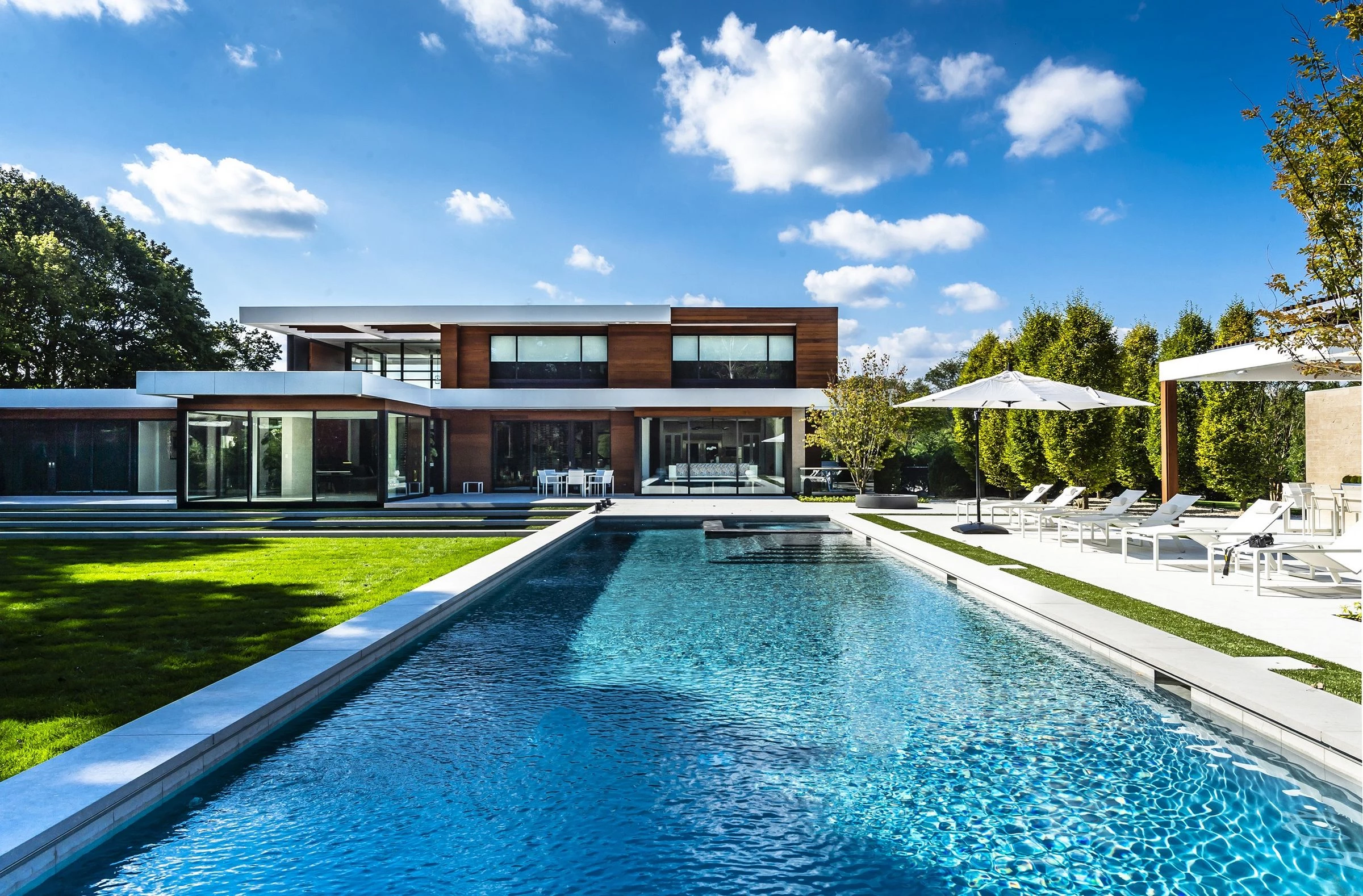 纽约长岛现代私人住宅-40