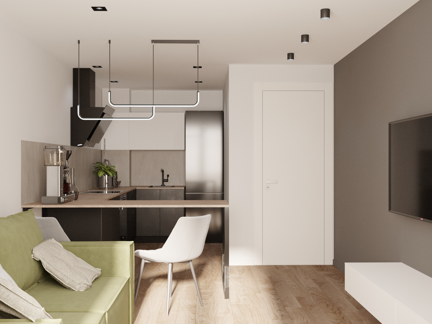 Дизайн проект квартиры под сдачу в аренду-2