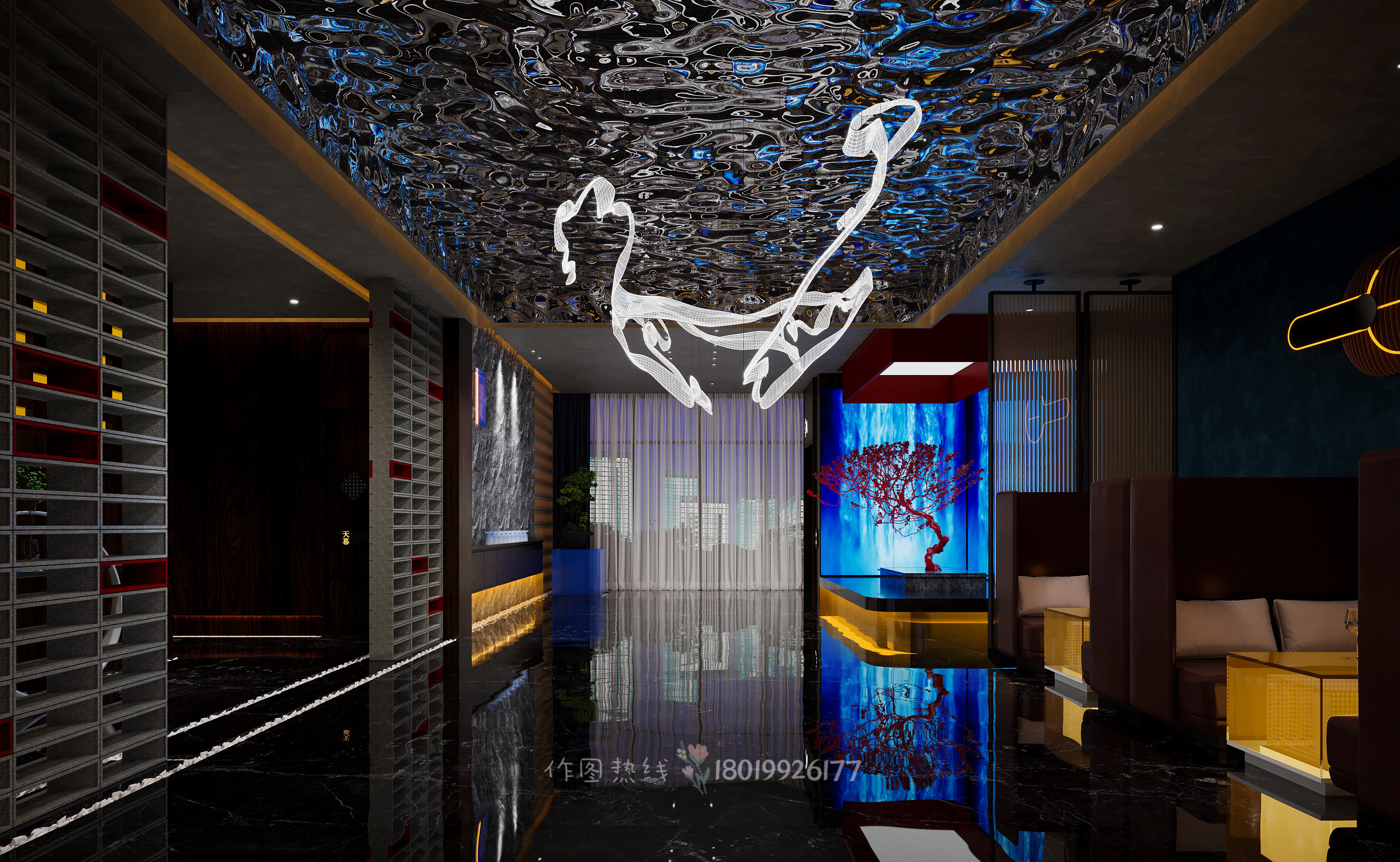 足浴店效果图-1