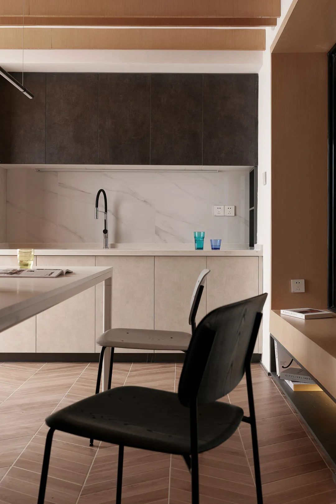 上海宝山招商中环华府 180㎡现代简约别墅设计-16