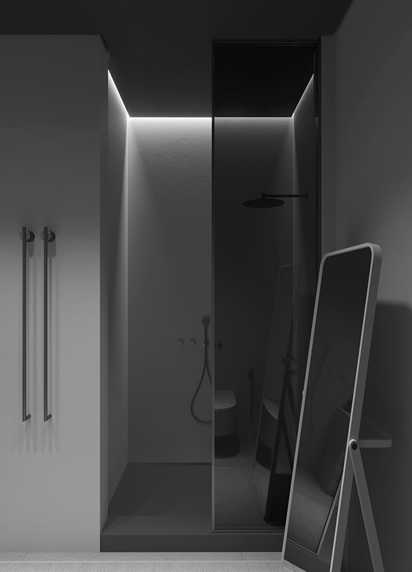 黑白灰 现代简约空间设计！-15