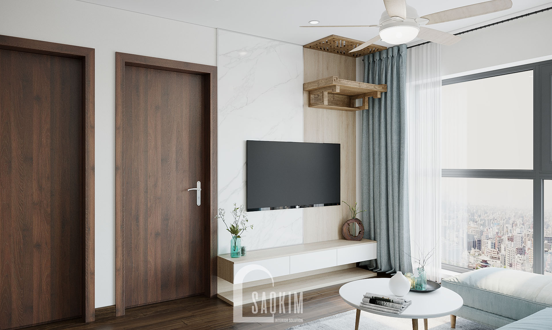 80m2 Eco Home 3 公寓丨Sao Kim 室内解决方案有限公司-8