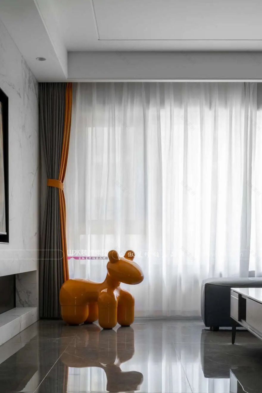 180㎡现代轻奢家丨山水-44