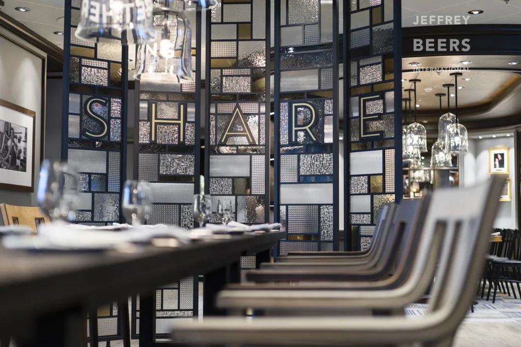 公主号邮轮餐厅 SHARE | 优雅折中主义的设计典范-8