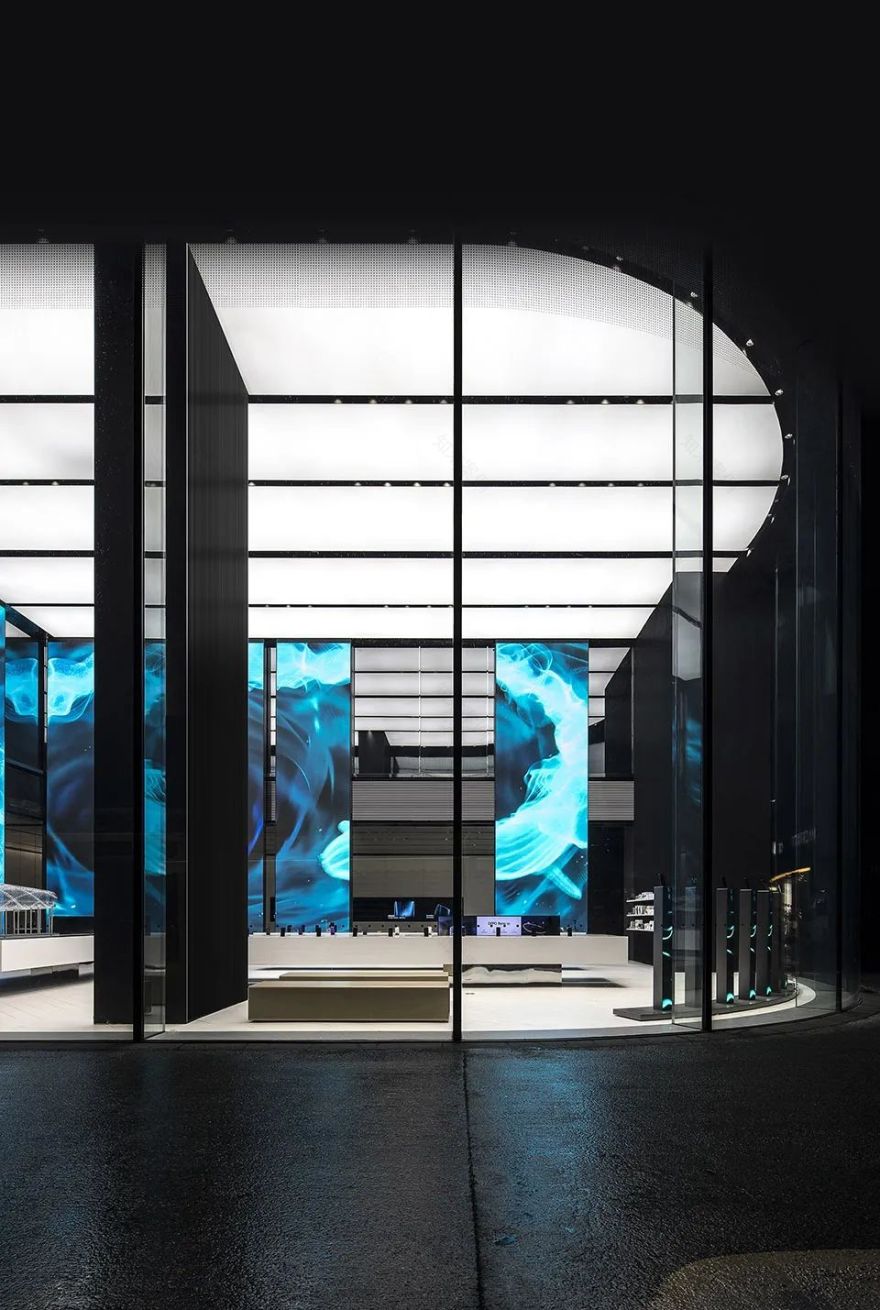 【499期】OPPO最新北京超级旗舰店设计,6块超级大屏创造独特视角-20