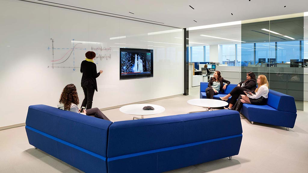 Intelsat 未来主义总部，打造卫星通信领导者形象-8