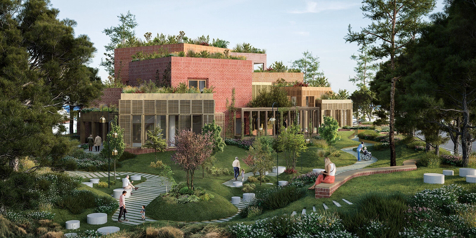 老年护理中心,托儿所和公园丨希腊干尼亚丨Oikonomakis Siampakoulis 建筑事务所-4