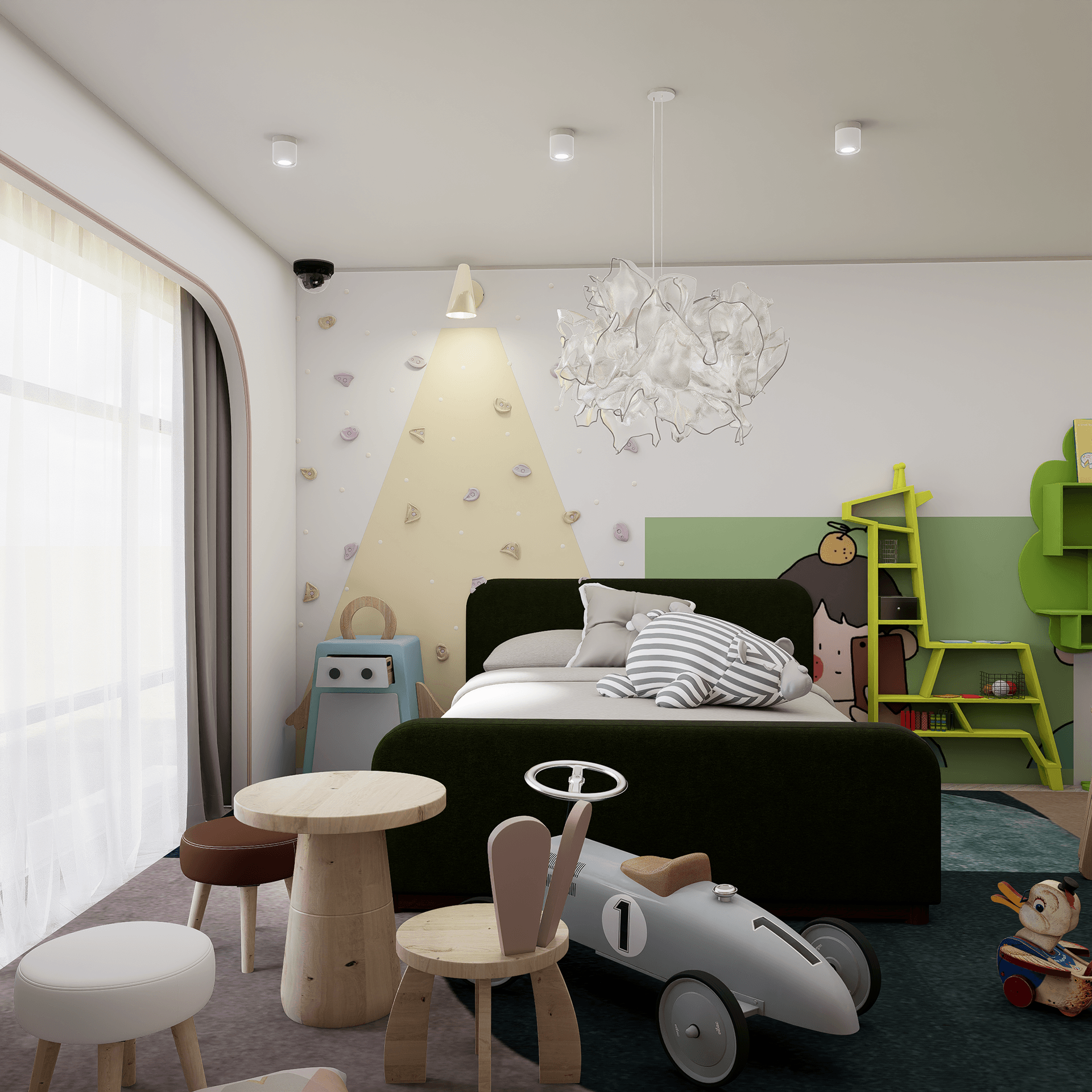 Kids Room Interior Design | 3ds Max + Corona-0