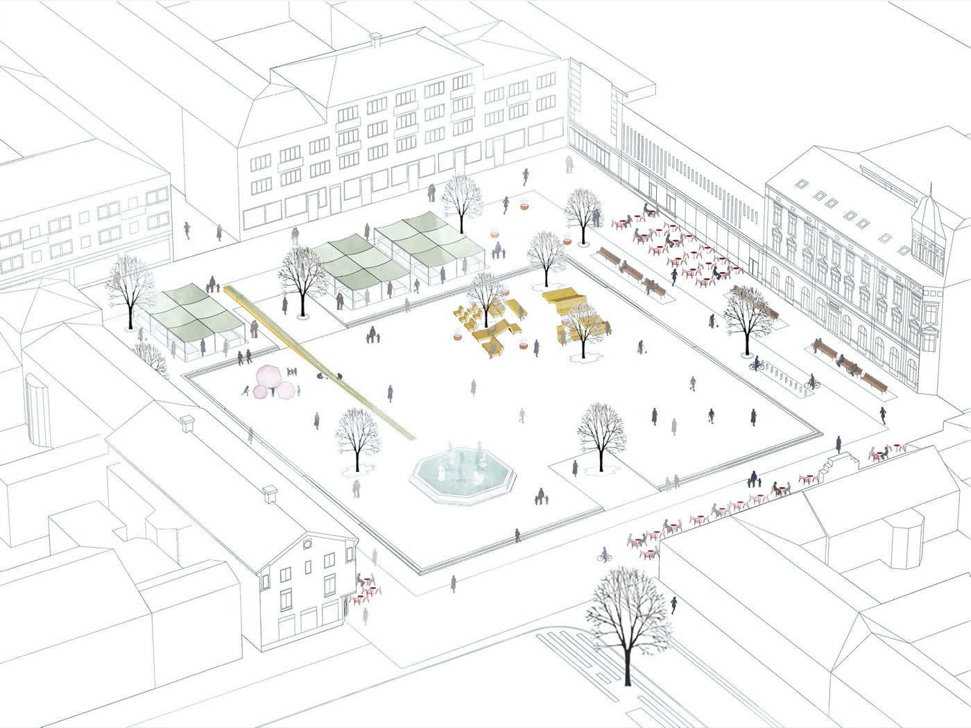 瑞典小镇公共空间重塑丨LAND Arkitektur-2