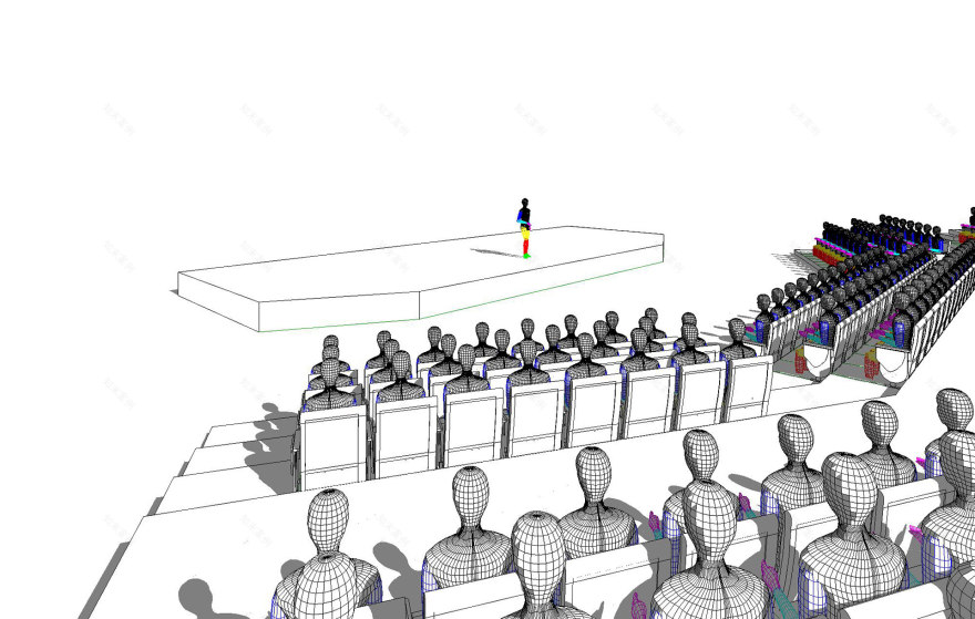 音乐大厅声学设计及视线研究项目丨Helwan大学美术学院建筑系-34