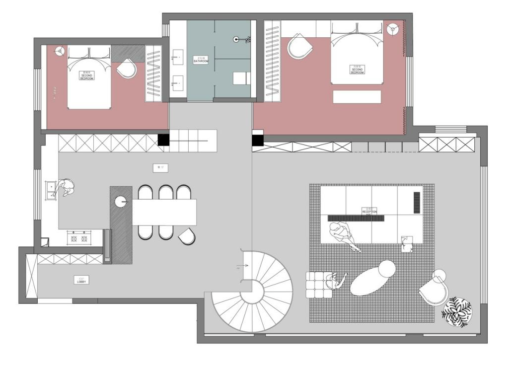 连云港同科汇丰国际 270㎡住宅丨中国连云港丨刘柱设计事务所-68