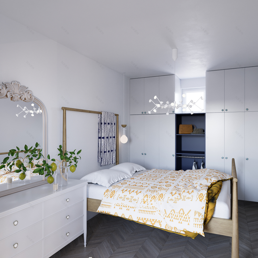 年轻女性活力公寓改造-14