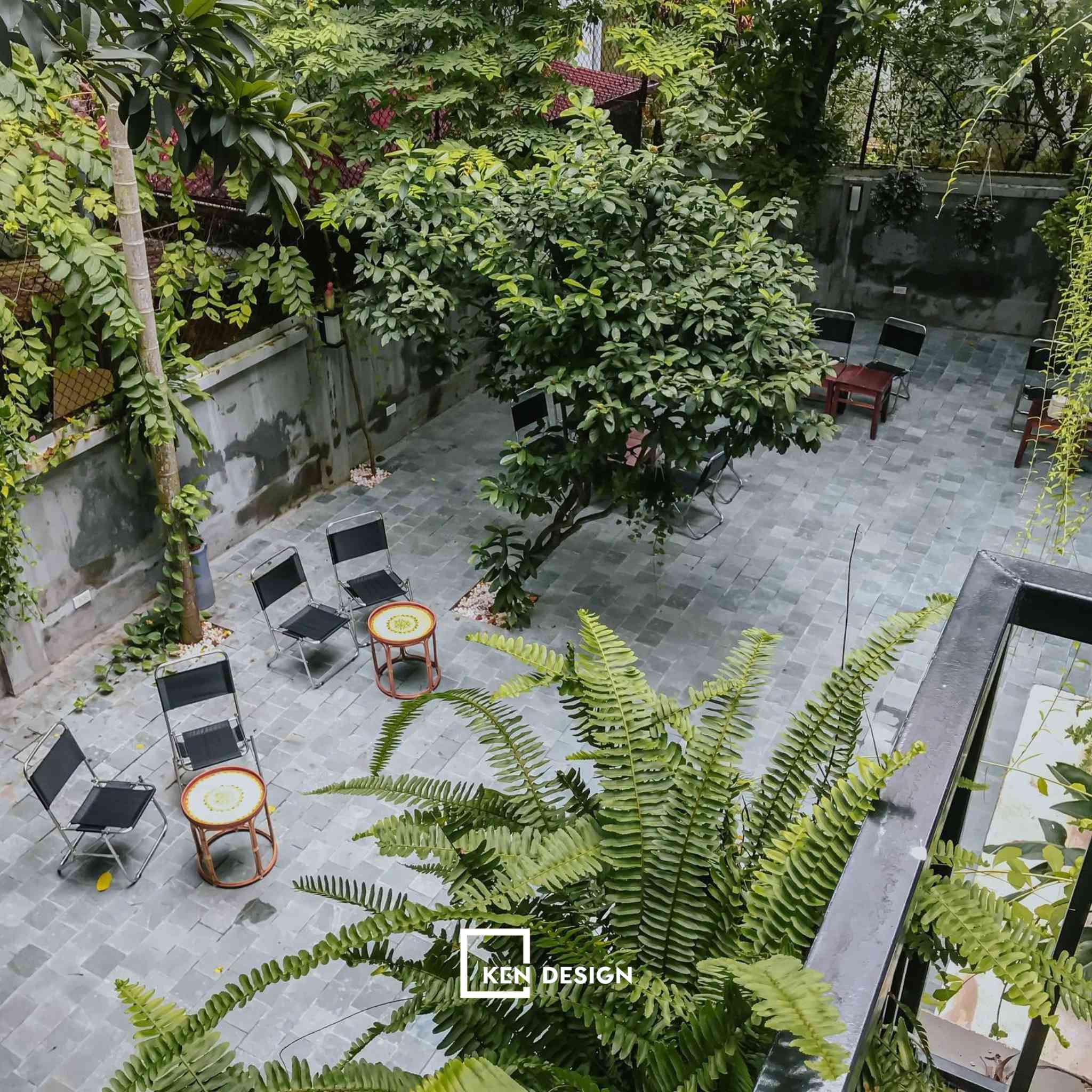 Thiết kế S.ii.U Coffee Đào Tấn - Mô hình quán cafe sân vườn-17