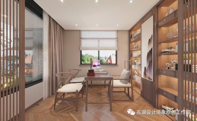 书院世家新中式住宅丨东湖设计境象原创工作室-19