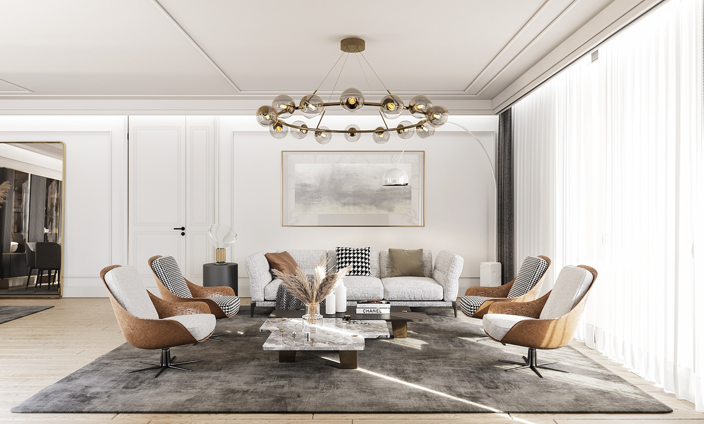 Anastasiya Gushchina丨平层丨Show Apartment Interior Design l Hatay, Turkey-0