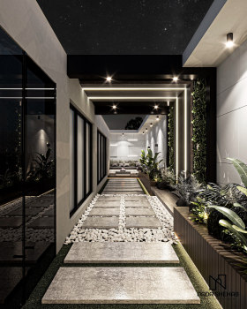 小型户外区域别墅设计丨卡塔尔