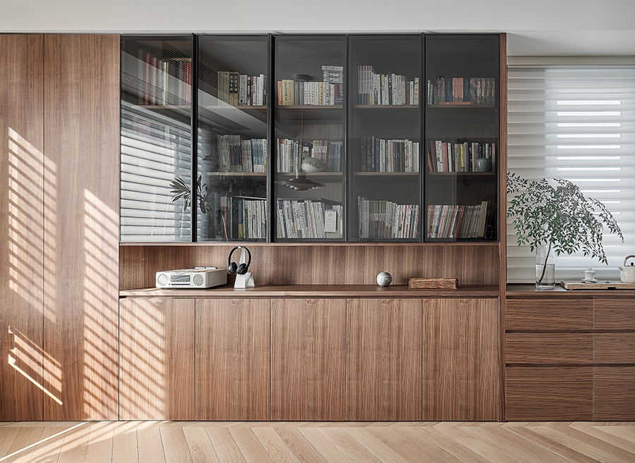 180㎡现代简约上跃， 敞开式设计的随性而居 | 与上设计-46