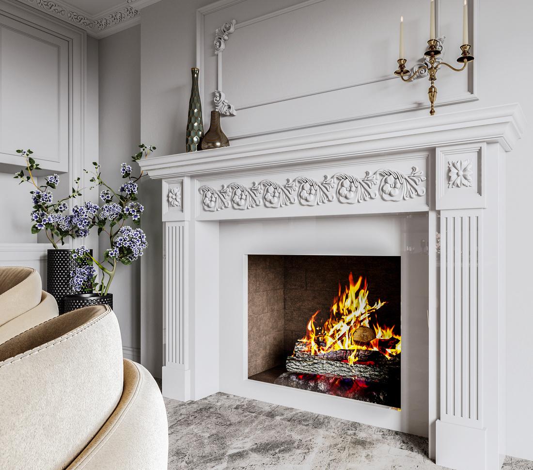 
济南法式轻奢风设计 -8