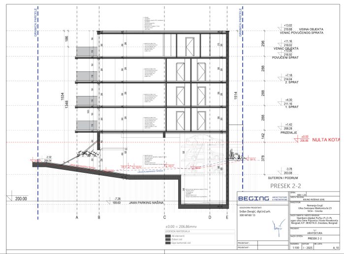 Zvezdari计划建造的三角形住宅楼丨Beging工作室-24