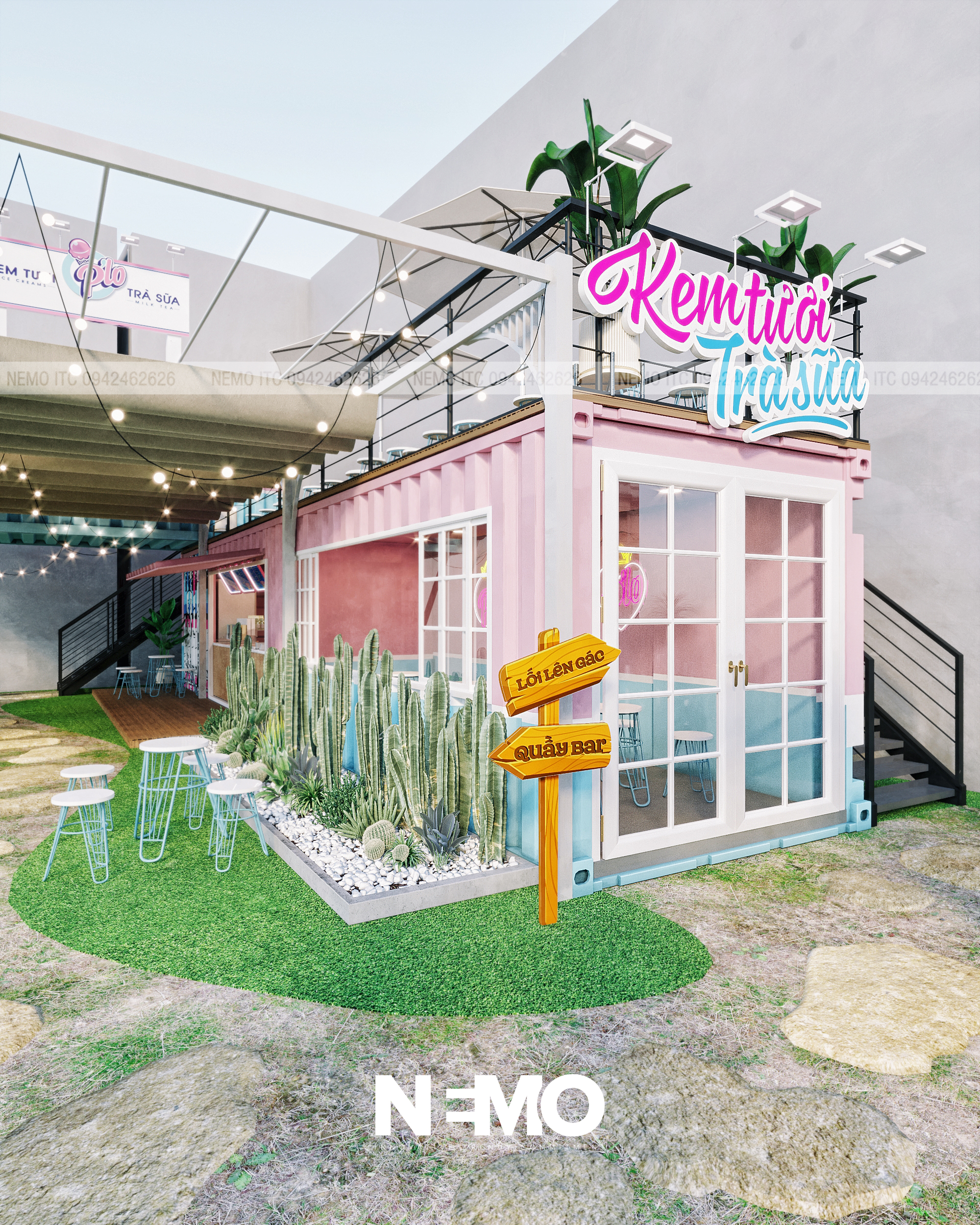 P'lo 冰淇淋&奶茶容器店丨越南丨Nemo ITC-8