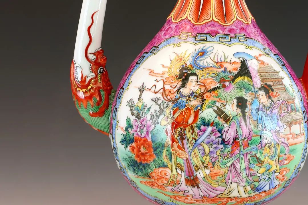 《版纳印象》瓷板画,传统广彩技艺与现代设计的完美结合-68