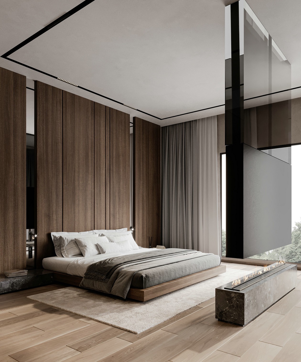 原木+高级灰  有温度的设计 舒适迷人-9