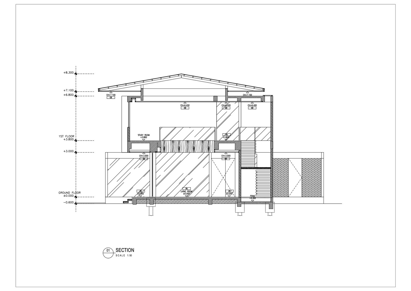 印尼别墅 Dhsac Residence丨印度尼西亚雅加达丨Bitte Design Studio-38