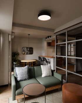 Modern Apartment Interior Visualization