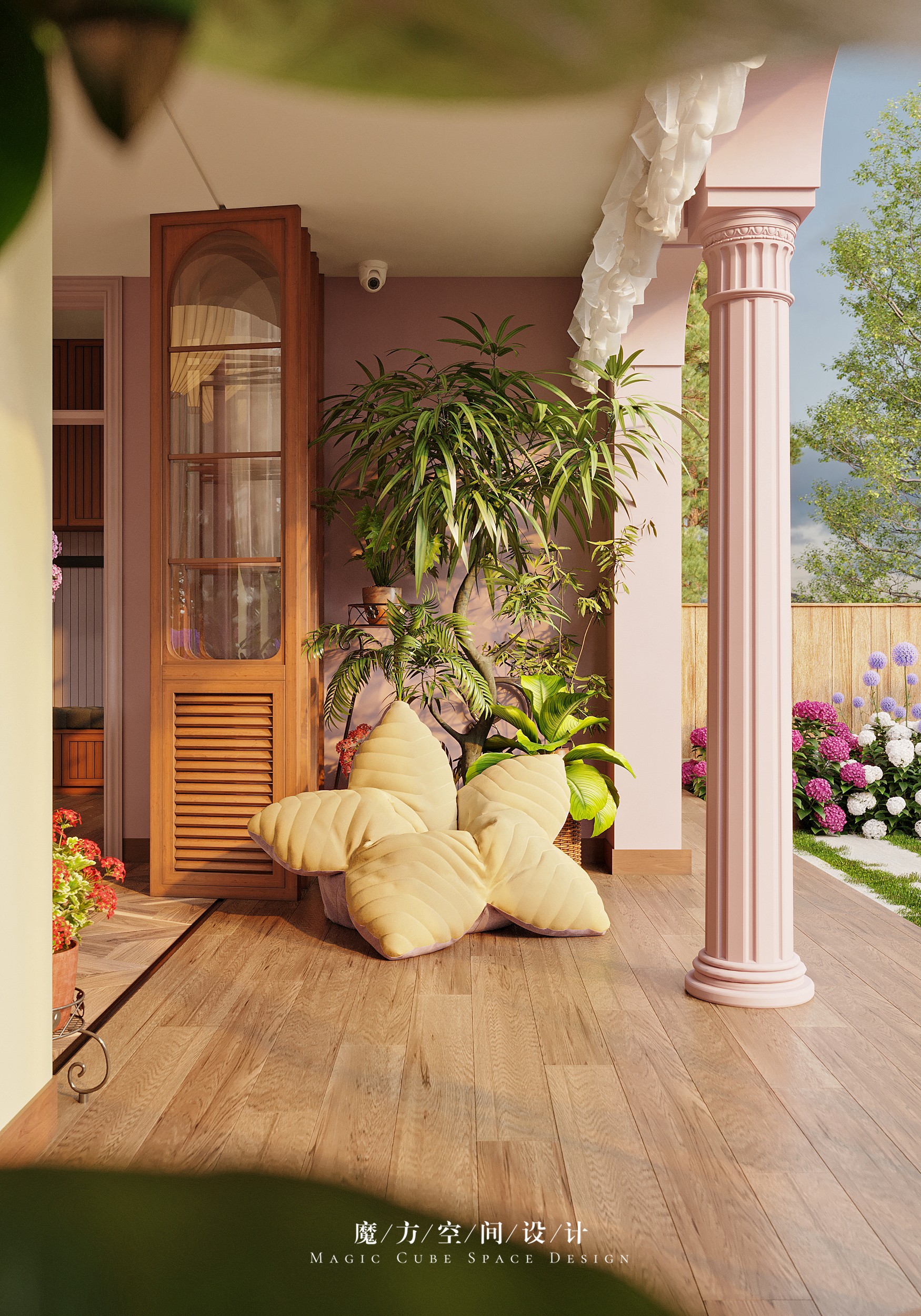 大连•法式复古别墅设计丨中国大连丨魔方空间设计-54