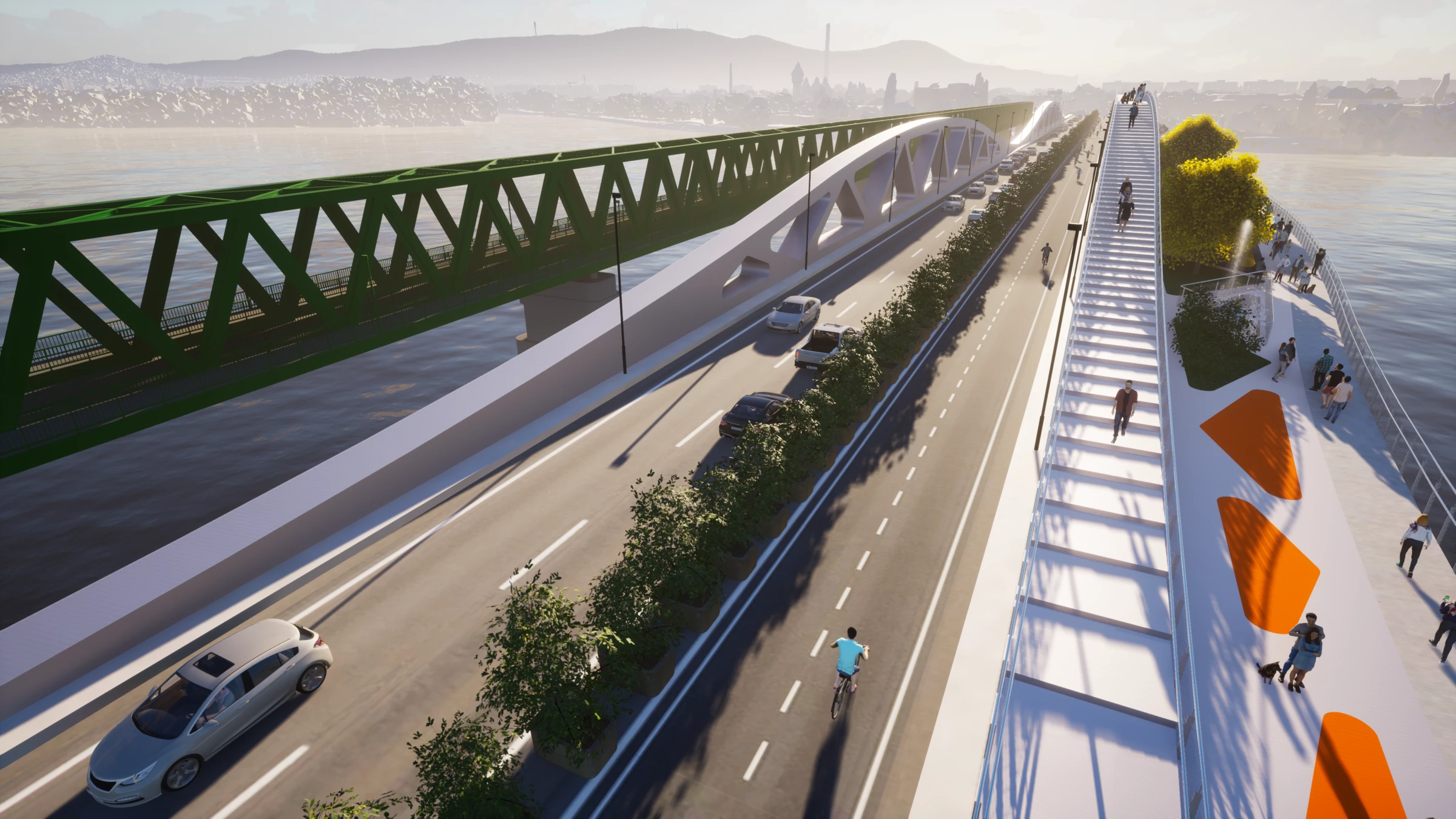 Chameleon 城市桥梁丨匈牙利布达佩斯-62