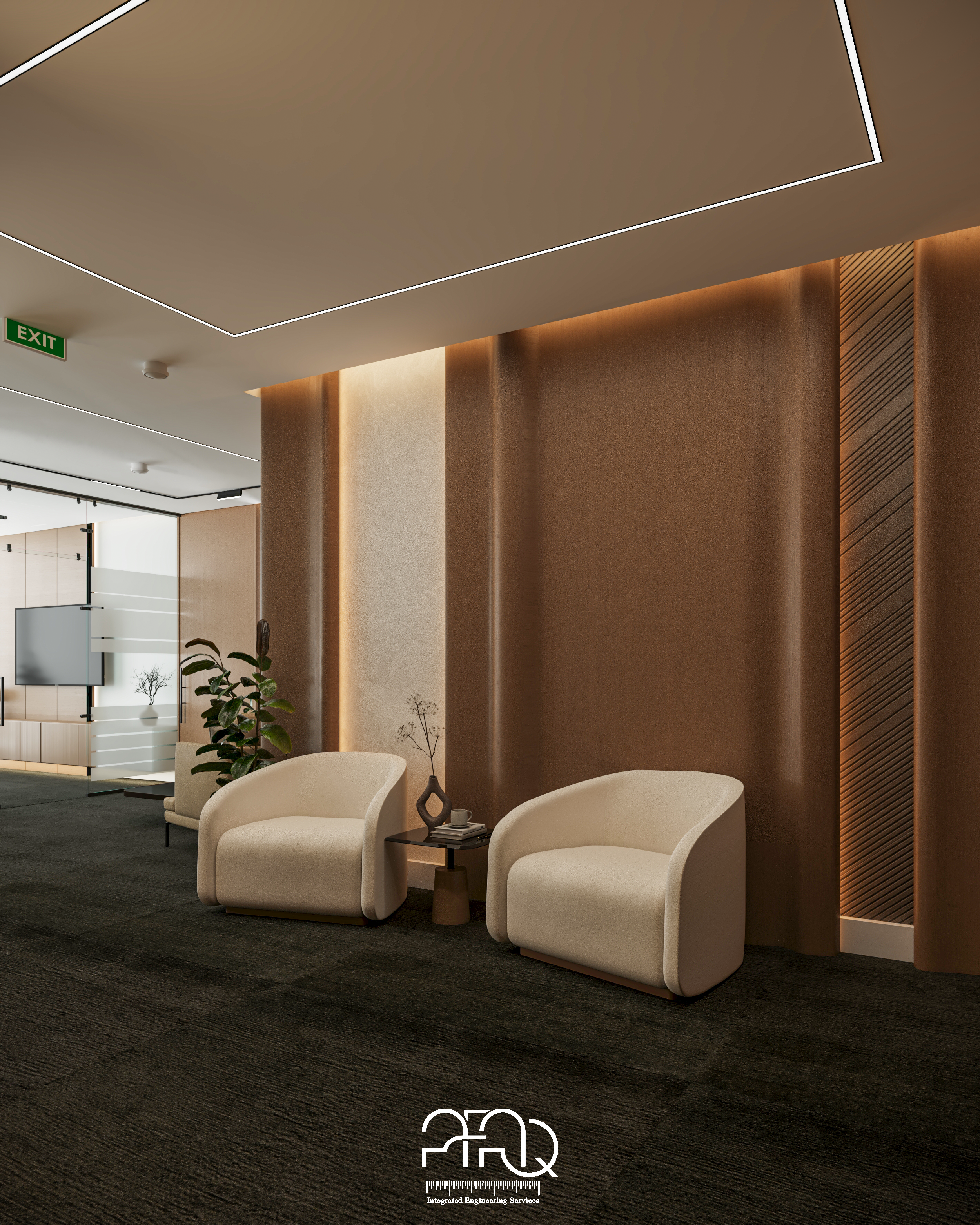 沙特阿拉伯公司室内设计  现代办公室设计-5