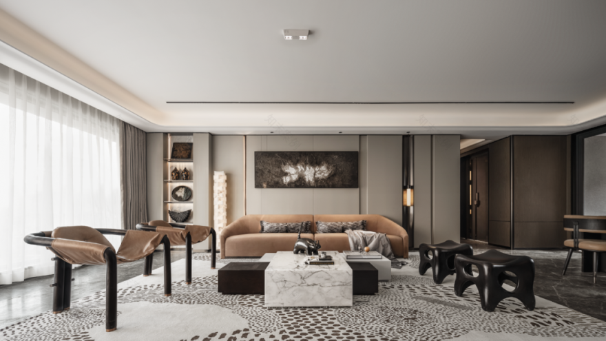 龙湖·长沙云河颂 193&240 样板间丨中国长沙丨上海华帛室内设计有限公司,为上建筑室内设计(上海)有限公司-7