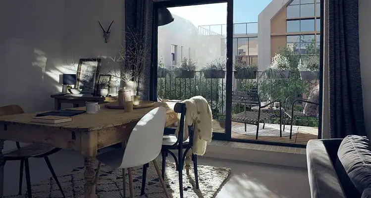 工业风冬季阳台设计，打造温暖舒适空间-8