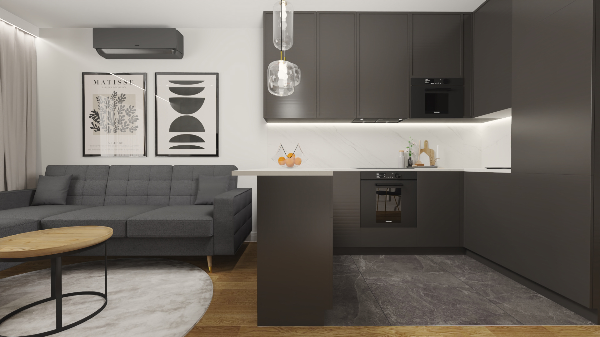 Apartment 51 m2 (Deer Design)-6