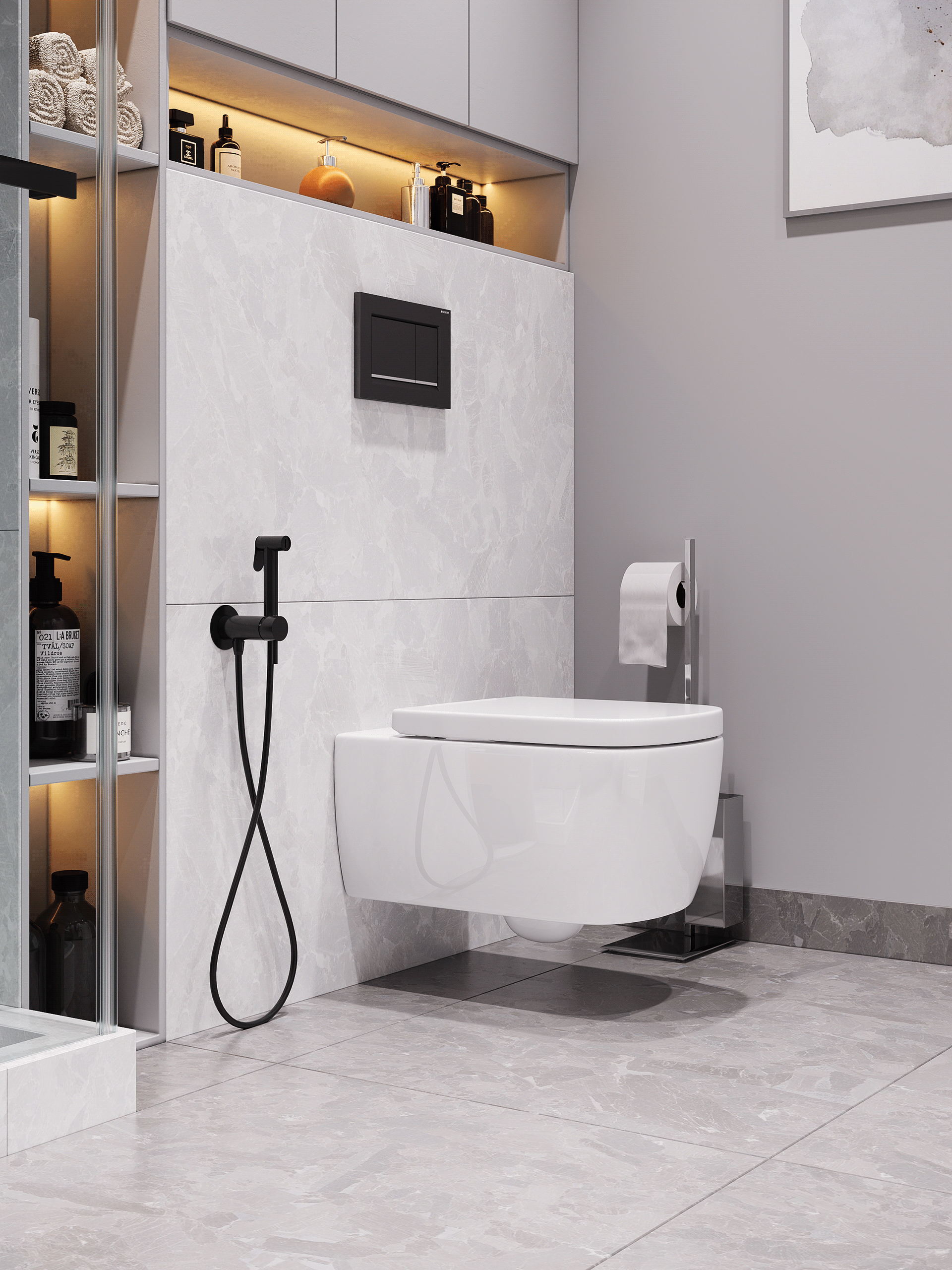 高级灰色系小空间公寓设计 既优雅又舒适-17