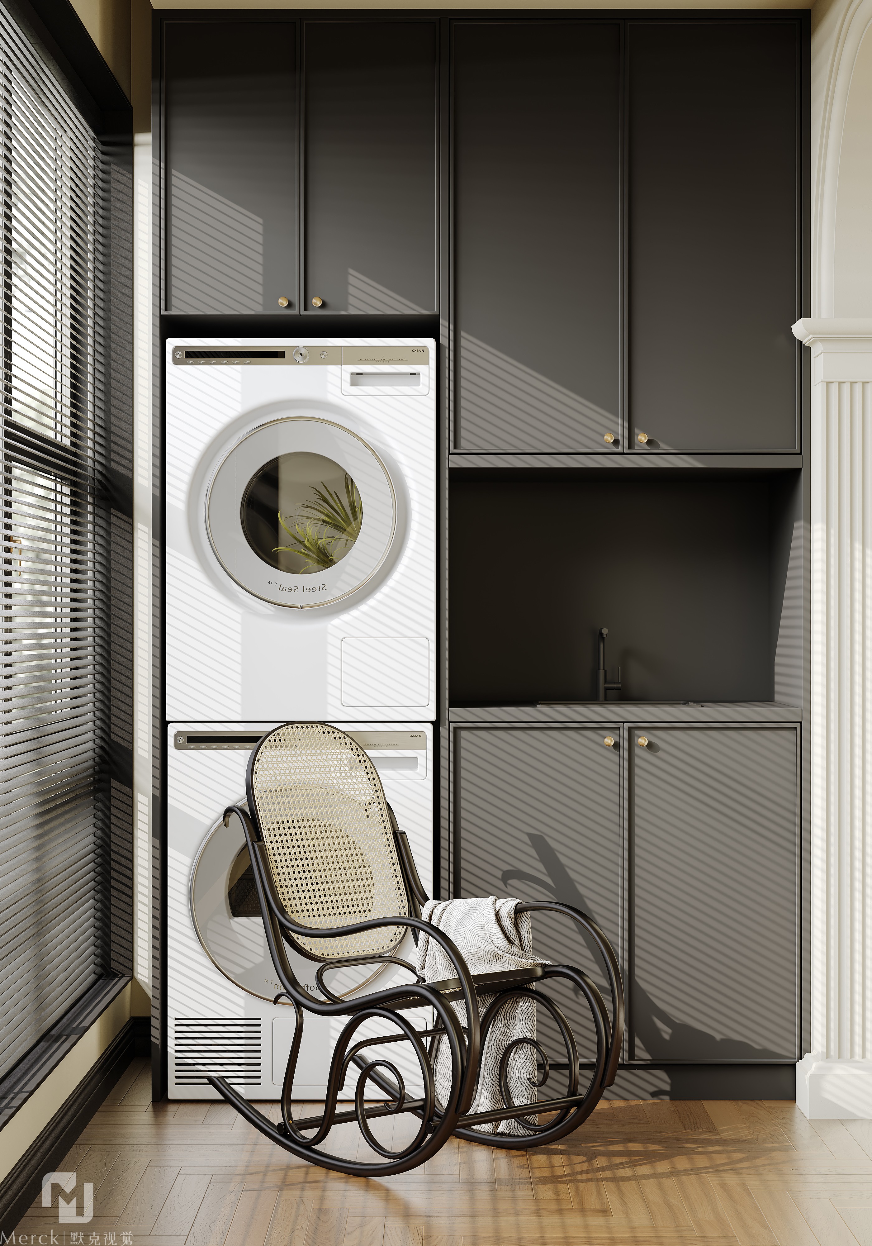 南洋复古风家装设计丨中国南京丨Merck 默克视觉设计-15