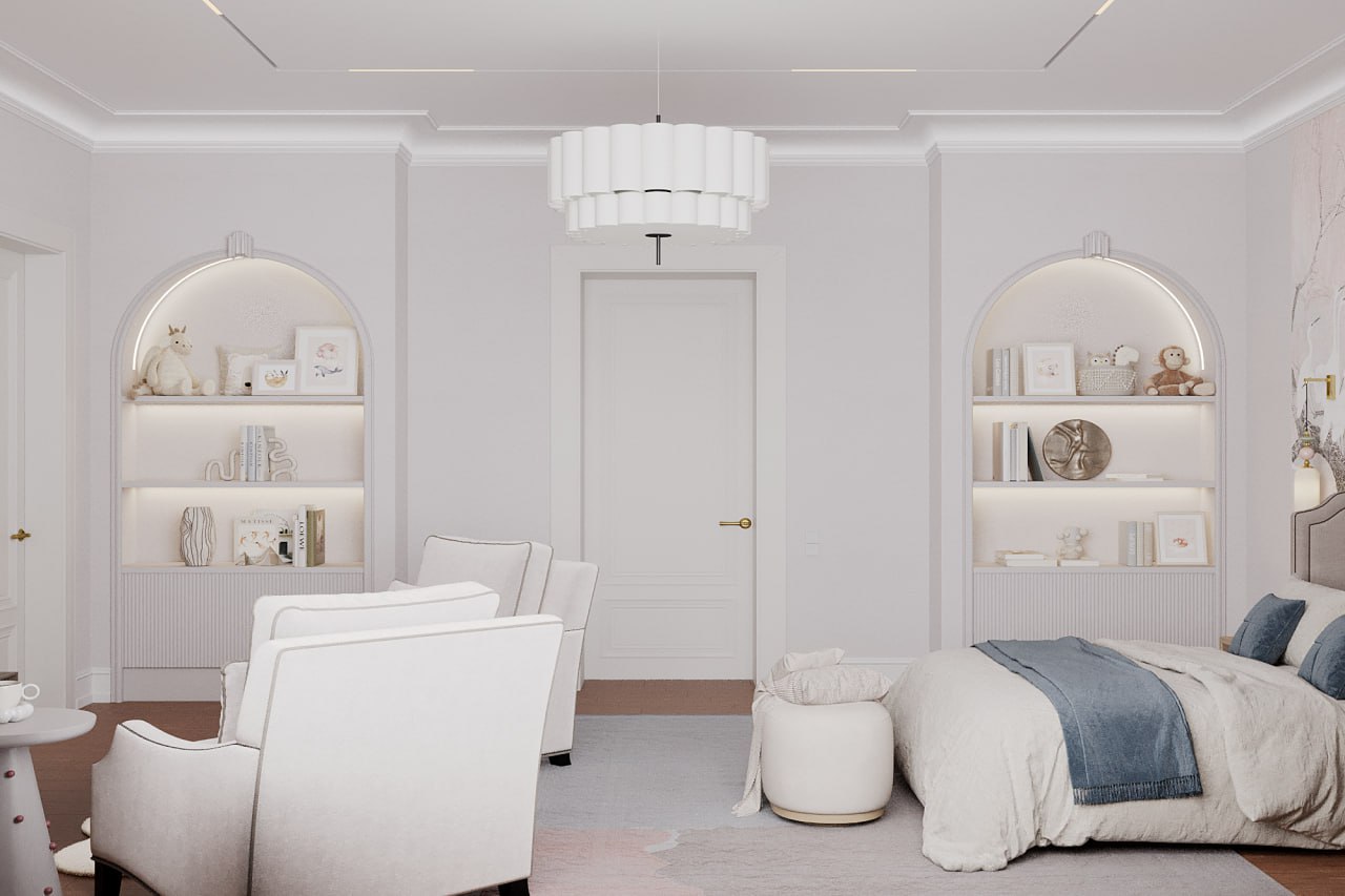 Детская спальня для девочки | Частный дом | Барвиха-2