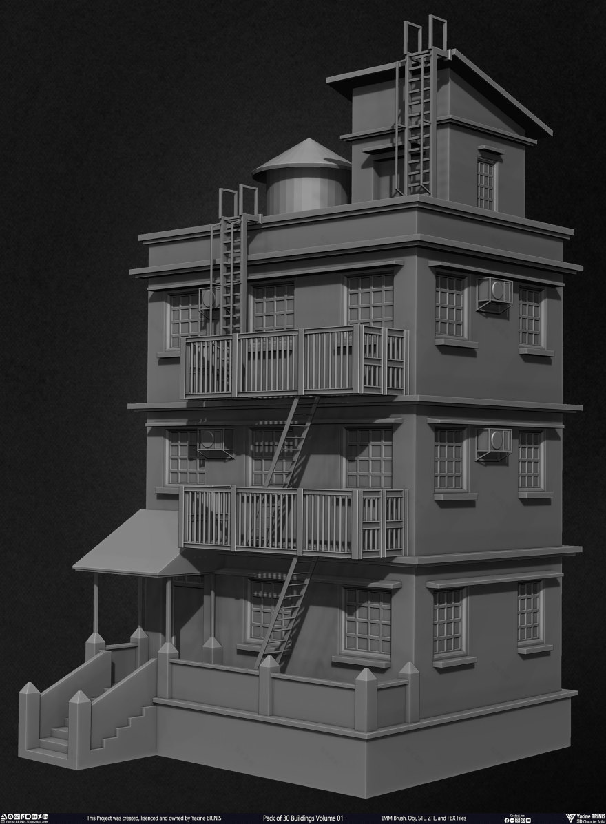 30 座建筑模型包丨Yacine BRINIS-41