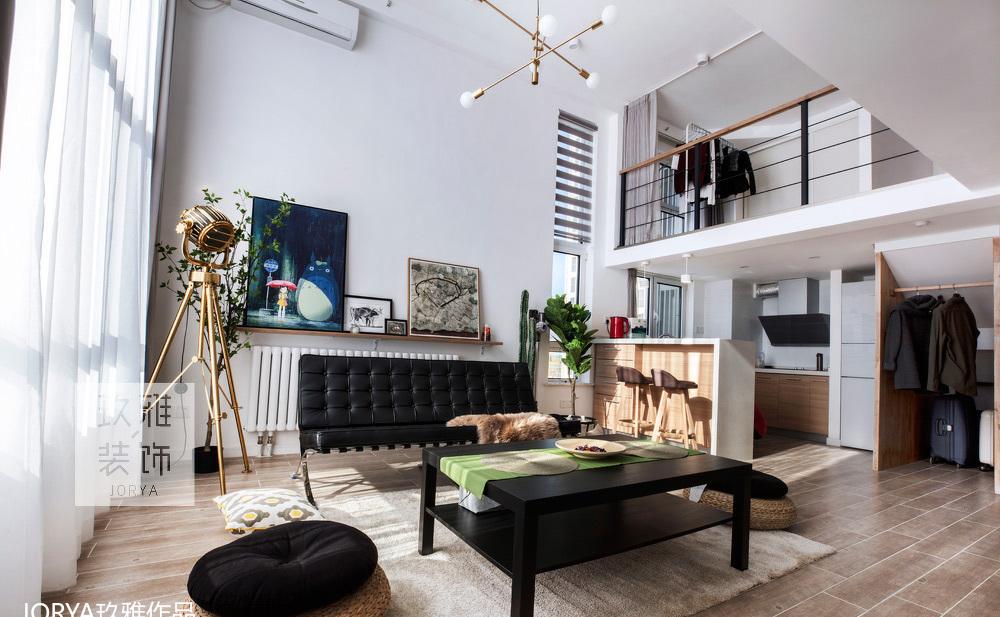 45 平米 loft 空间,打造通透复式生活-23