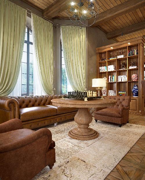 Новой Риге 890 м² 住宅室内设计项目丨拉脱维亚里加-54