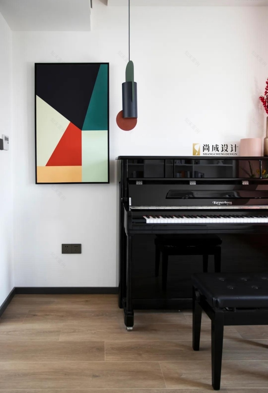 尚成设计 | 260㎡空中别墅的极致生活美学-71