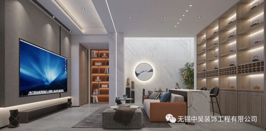 金轮·湖晓兰庭 | 现代中式风格别墅设计-22