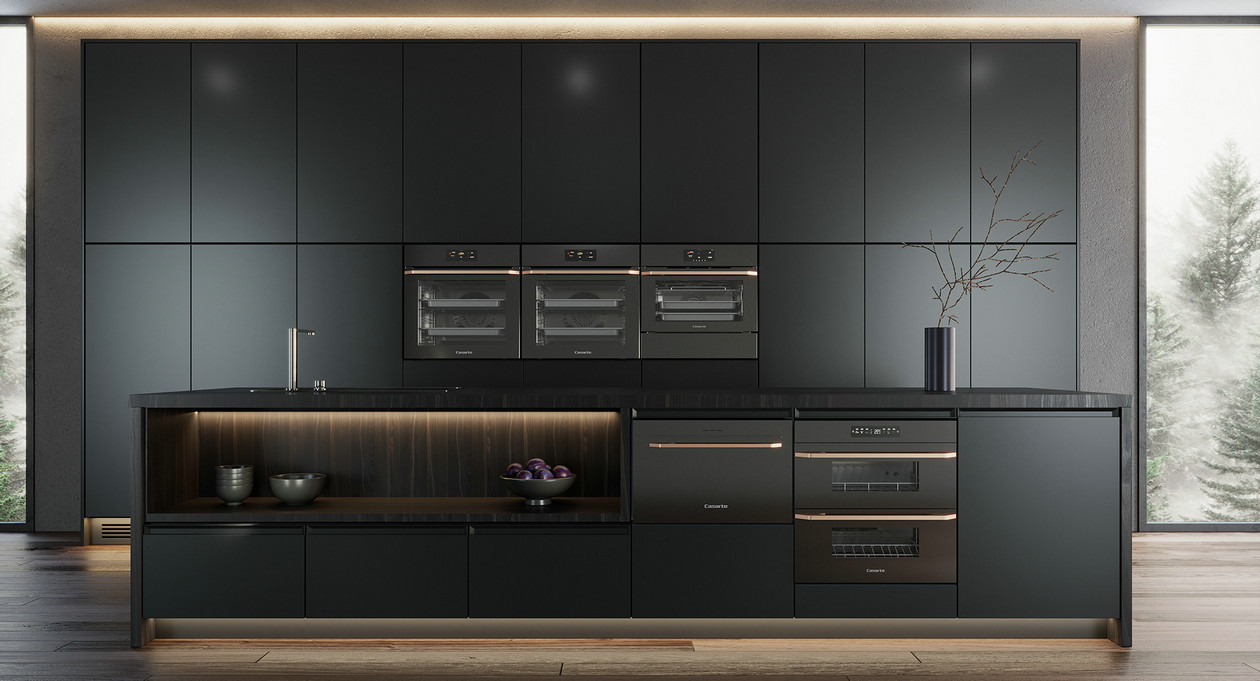 高级黑+紫色 永恒优雅与极致梦幻的空间设计-6