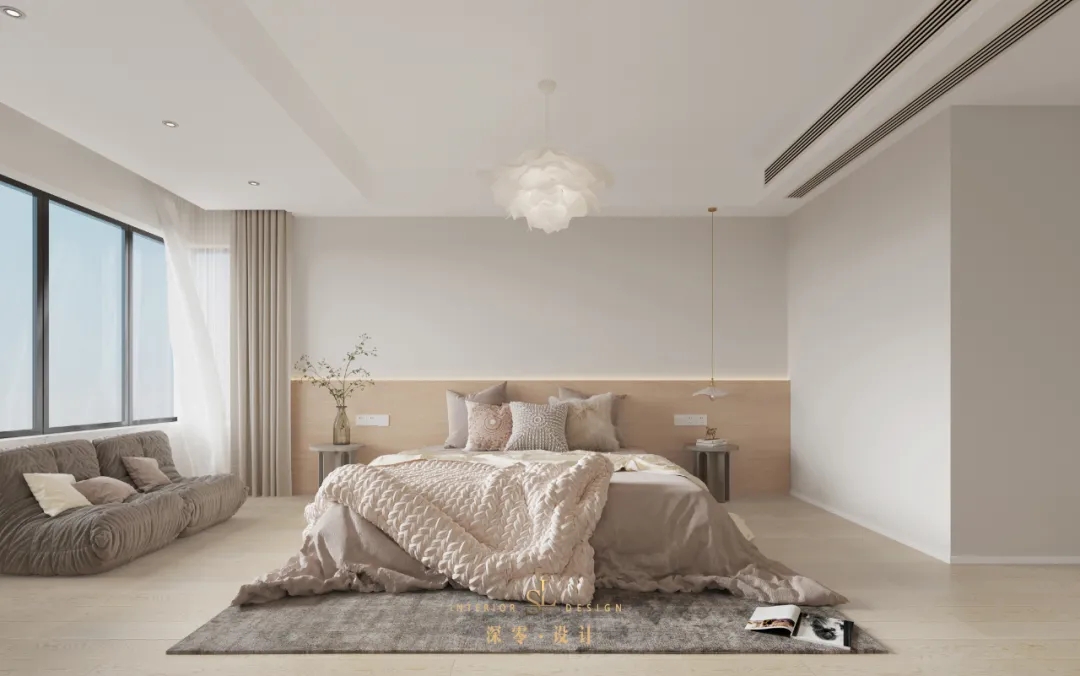 韩式简约 160㎡复式 | LDK 布局++ 超大主卧套间,浪漫实用兼得!-40